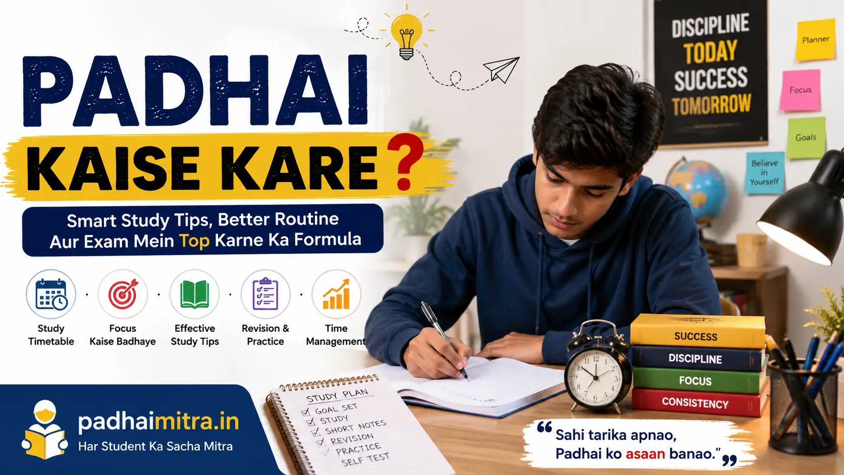 Padhai Kaise Kare? पढ़ाई करने का सही तरीका और 10 आसान टिप्स 2026